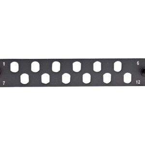 MSS Fibre PANEL FLAT (ST SPX 12 PORT 1-12) PNL-ST12-F1/12