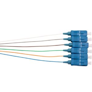 MSS Fibre SC OS1/OS2 SM PIGTAILS - 900UM 2M C6PK PSC2M/900-SMC6