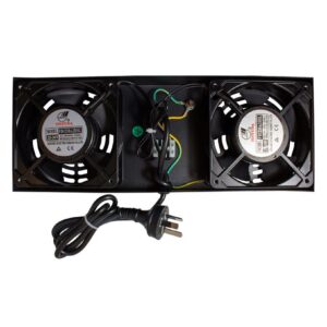 No Brand DOUBLE FAN 350X135X40 RACK MODULE RFM2-WMSF-S