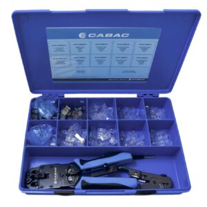 Cabac RJ PLUG KIT WITH CRIMP AND STRIP TOOL RJ-KIT1