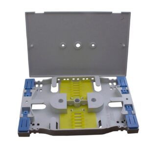 MSS Fibre W&B SPLICE CASSETTE WITH LID - 12 FIBRE SPLICE-12-150
