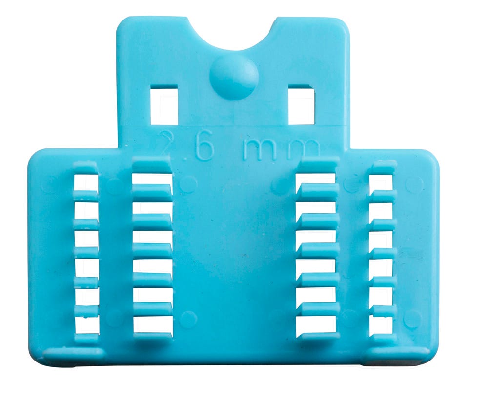 MSS Fibre 12 FIBRE 2.6MM SPLICE HOLDER BLUE SPLICE-CONE-BL