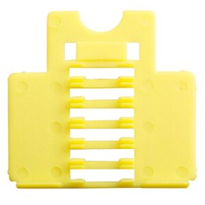 MSS Fibre 6 FIBRE 2.6-2.8MM SPLICE HOLDER YELLOW SPLICE-CONE-YL