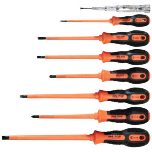 Major Tech 8Pce Electrician Screwdriver Set, 1000V EN 60900 KTK0408
