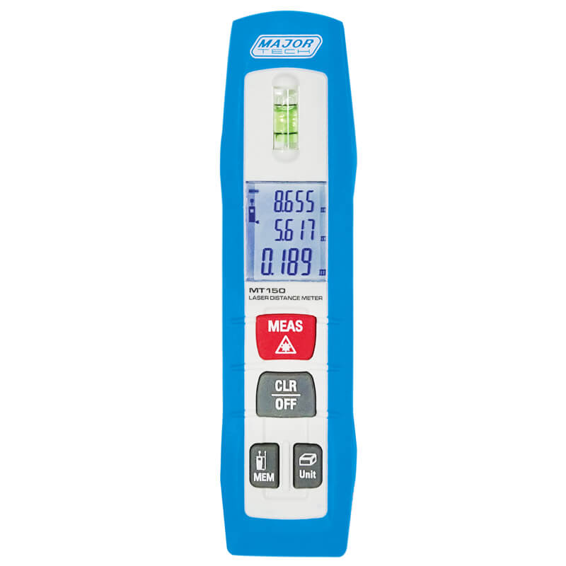 Major Tech Professional 50m Laser Distance Meter with Bluetooth MT150
