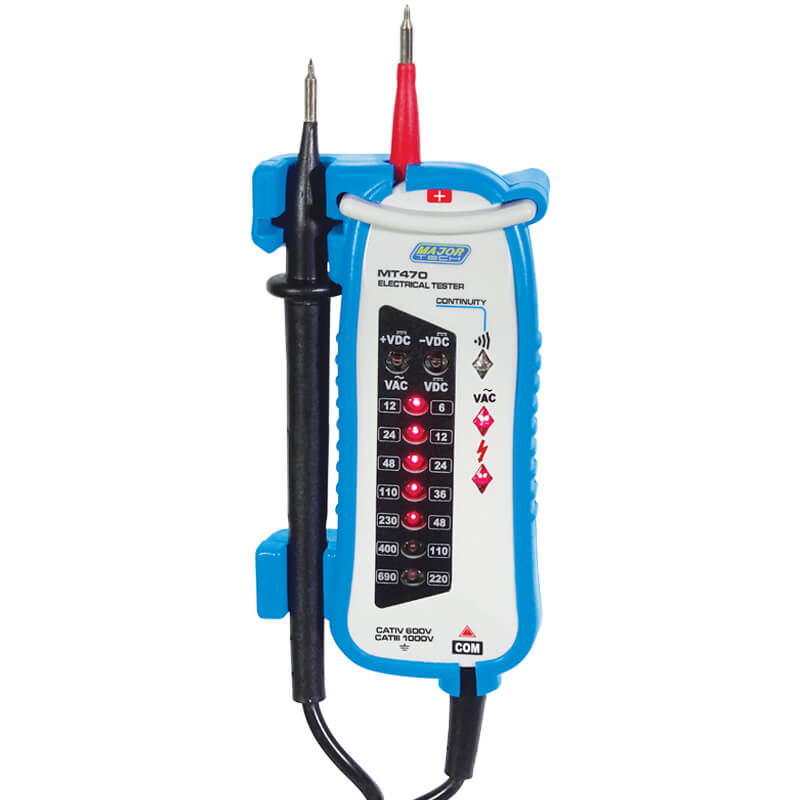 Major Tech LED Voltage Tester 690VAC, 220V DC MT470