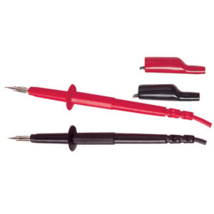 Major Tech 600V CAT II Test Leads with Crock Clips, 4mm Tip MT820