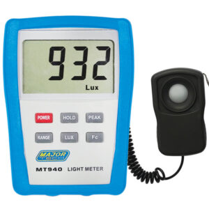 Major Tech Digital Light Meter, 0.1 Lux to 200,000 Lux MT940