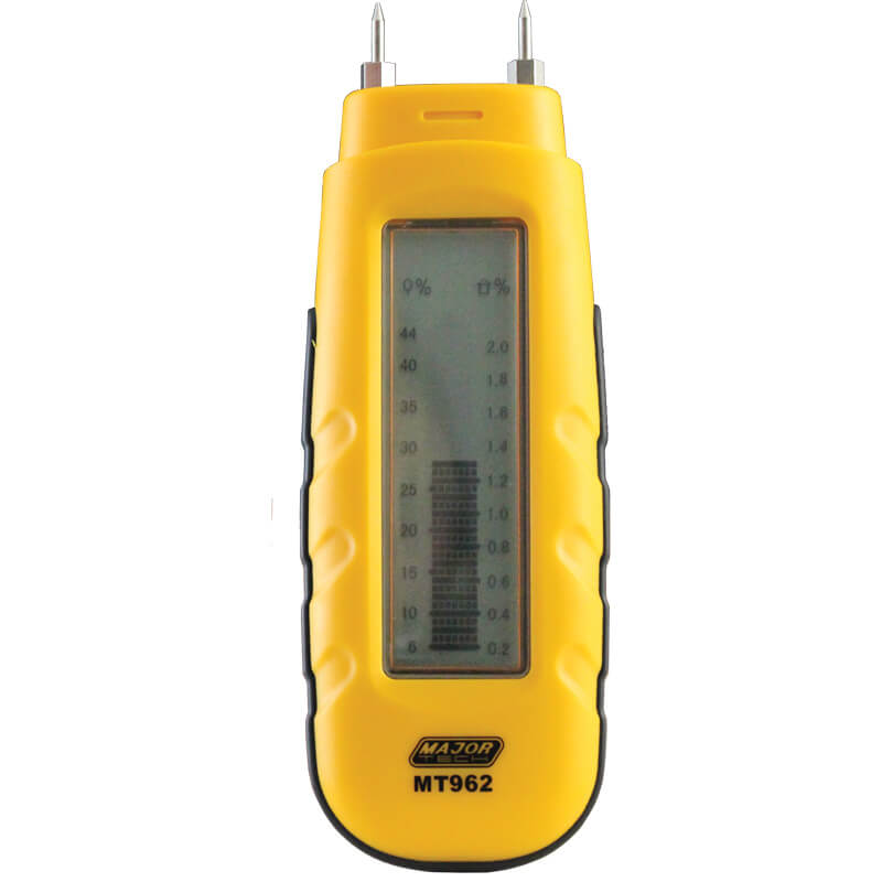 Major Tech Moisture Meter, LCD Bargraph Display MT962