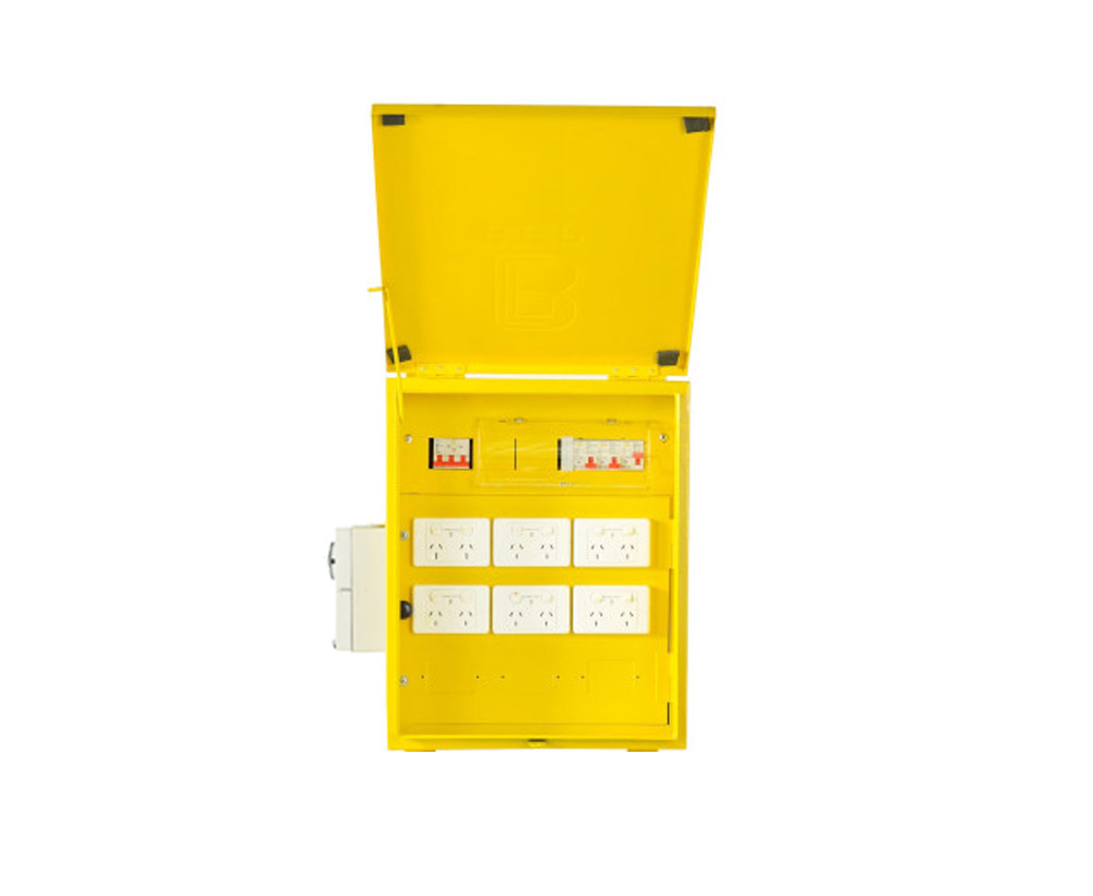 40 amp Three Phase Portable Temporary Meter Box 445W x 1840H x 680D BEP40A3PNSTAND