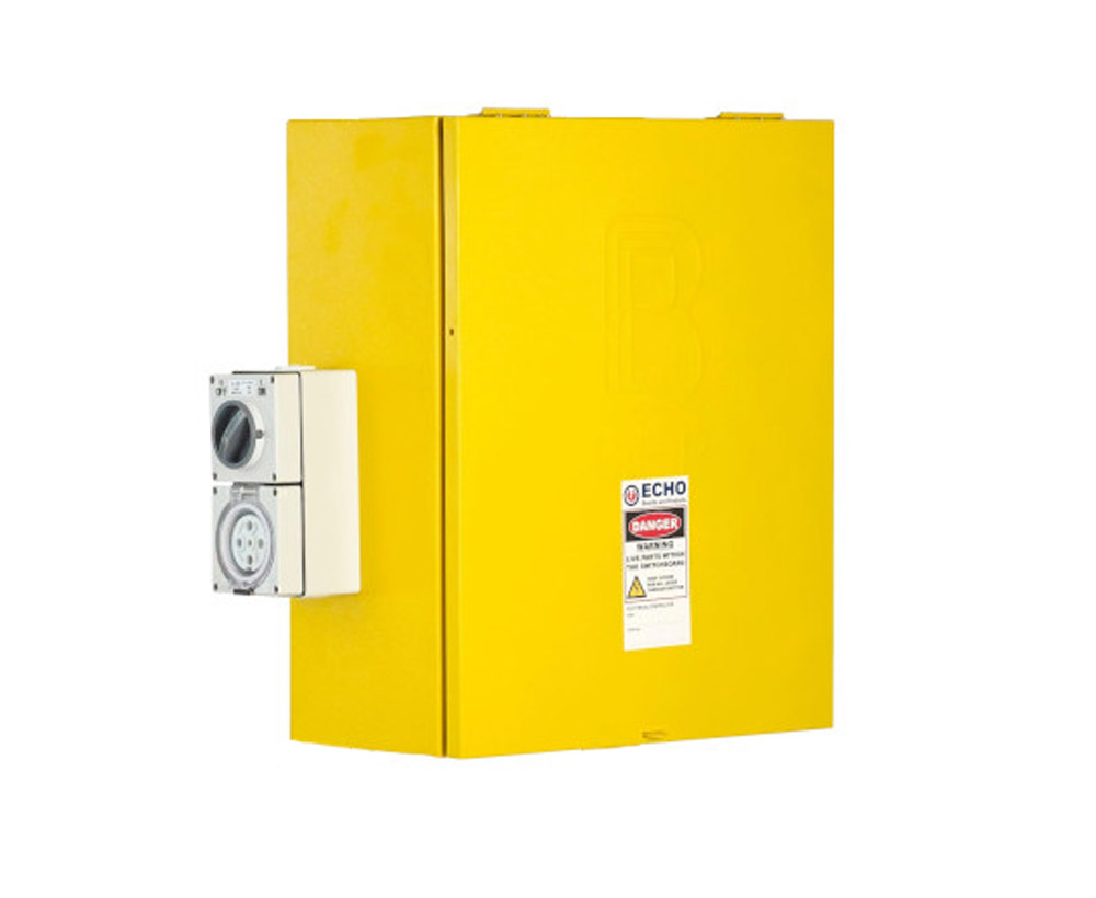 40 amp Three Phase Portable Temporary Meter Box 445W x 1840H x 680D BEP40A3PNSTAND