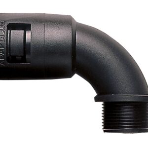 Adaptaflex FIXED 90D M25 IP66/NC28 COND BLK AL28/M25/C90/BL