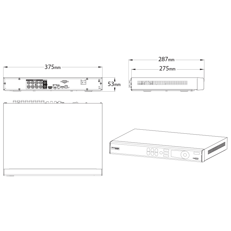 Securview Victory Series Professional Series 16 Channel 8.0MP HDCVI Digital Video Recorder CVR16PRO5 - Image 3