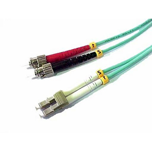 LC-ST OM3 Multimode Fibre Optic Patch Lead - 10m FCLCST10MOM3