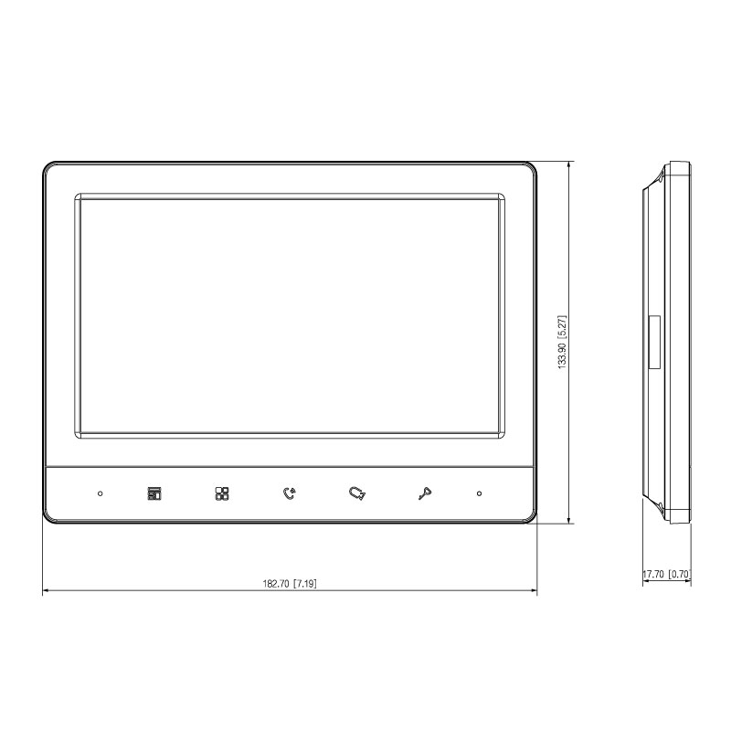 VIP Vision Entry Series Standalone Analogue Intercom Kit INTKIT-A1 - Image 2