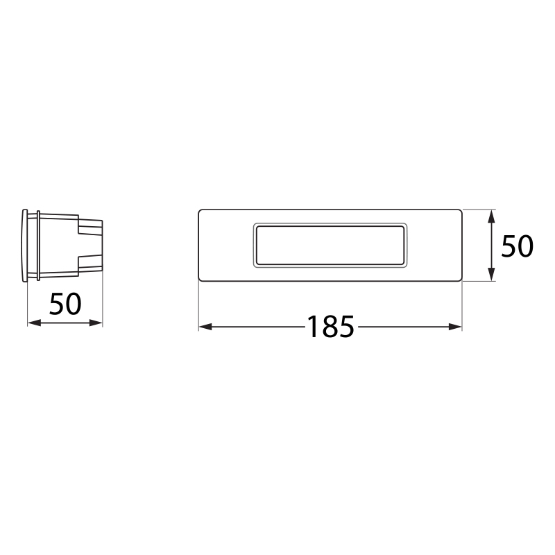 Fumagalli Nina 7.5W Recessed LED Lamp (Grey) FU-NIN-7G - Image 3