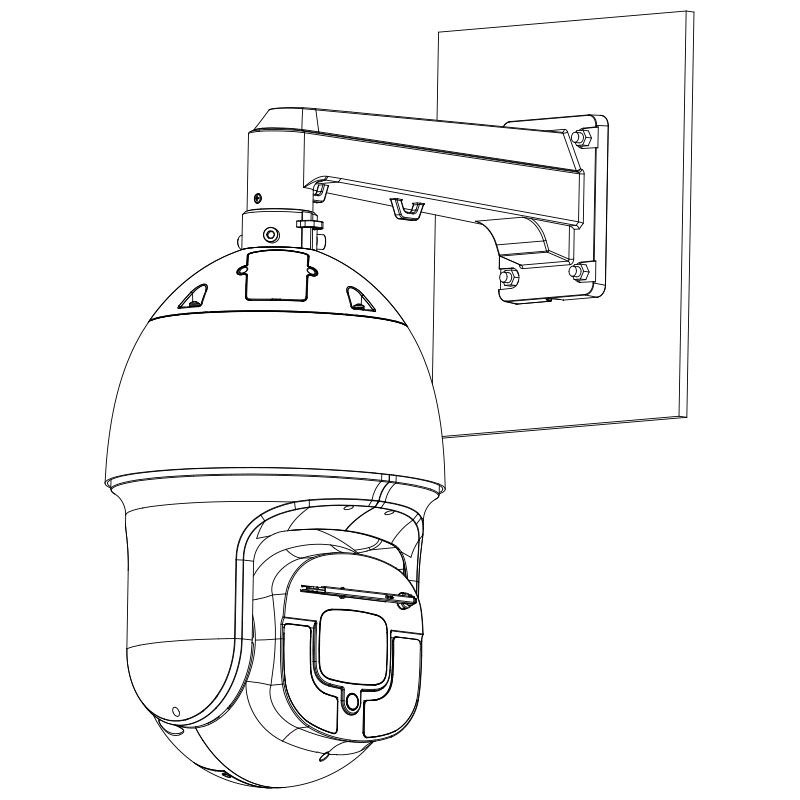 VIP Vision Ultimate Series 2.0MP Ultra Low Light 48x Zoom PTZ Dome VSIP2MPPTZIRK - Image 3