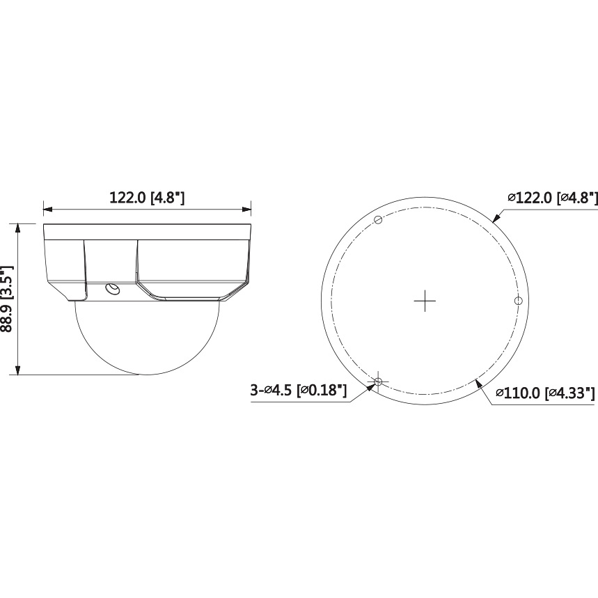 Watchguard Compact Series 4.0MP Motorised Dome VSIPC-4DIRMD - Image 2