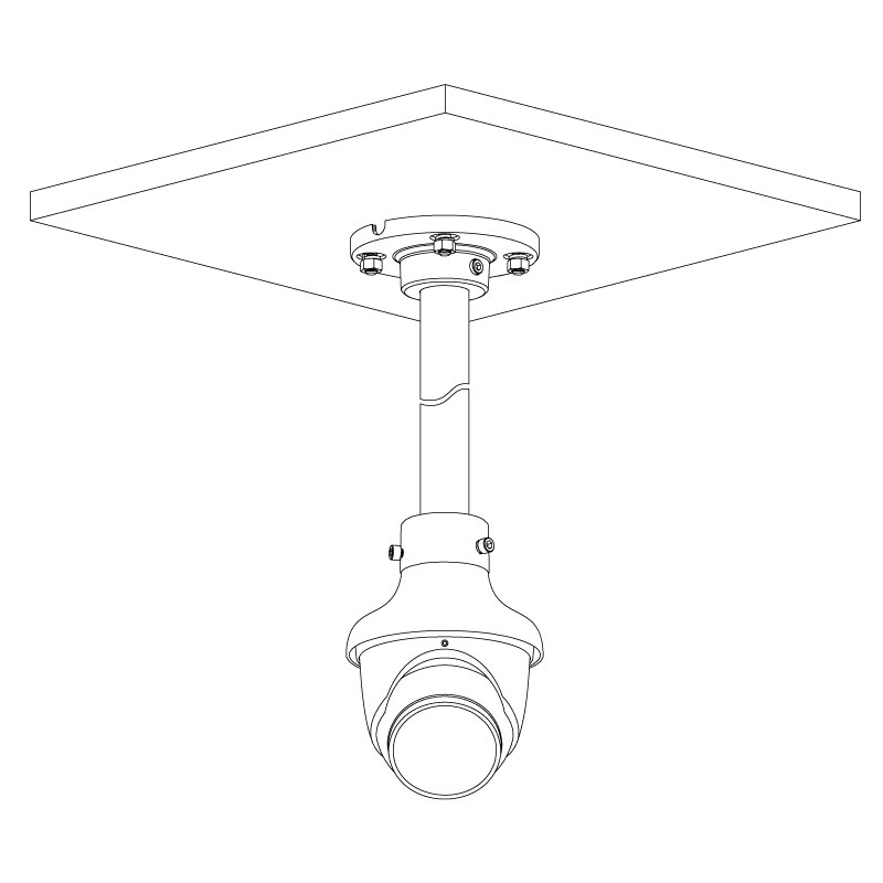 VIP Vision Professional AI Series 1080p Fixed Deterrence Turret VSIPP-2DG-ID - Image 2