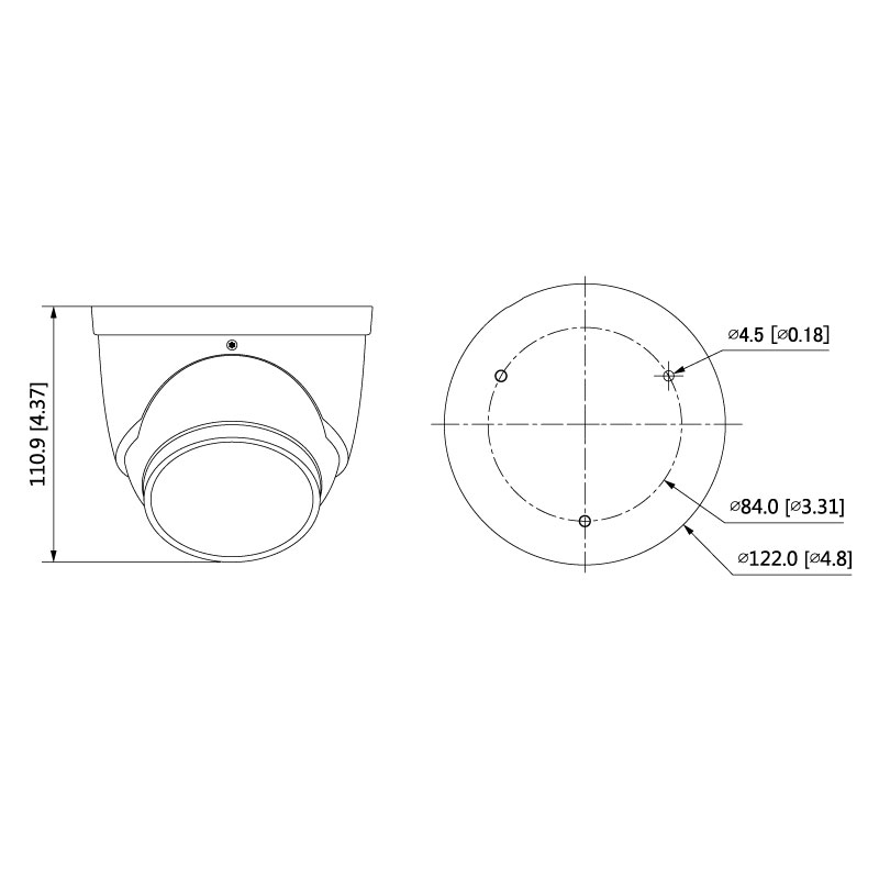 VIP Vision Professional AI Series 1080p Fixed Deterrence Turret VSIPP-2DG-ID - Image 3