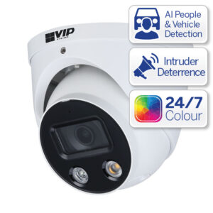 VIP Vision Professional AI Series 1080p Fixed Deterrence Turret VSIPP-2DG-ID