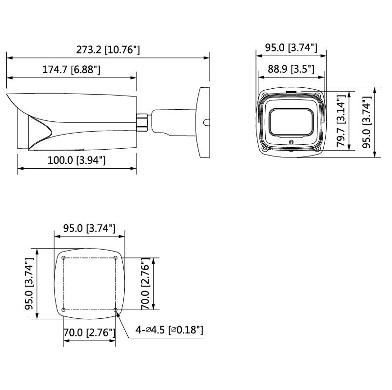 VIP Vision Ultimate AI Series 4.0MP Motorised Bullet (8 ~32mm lens) VSIPU-4BIRM-IZ - Image 4