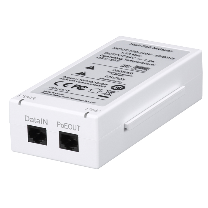 VIP Vision 60W Power Over Ethernet Midspan VSPOE-MS