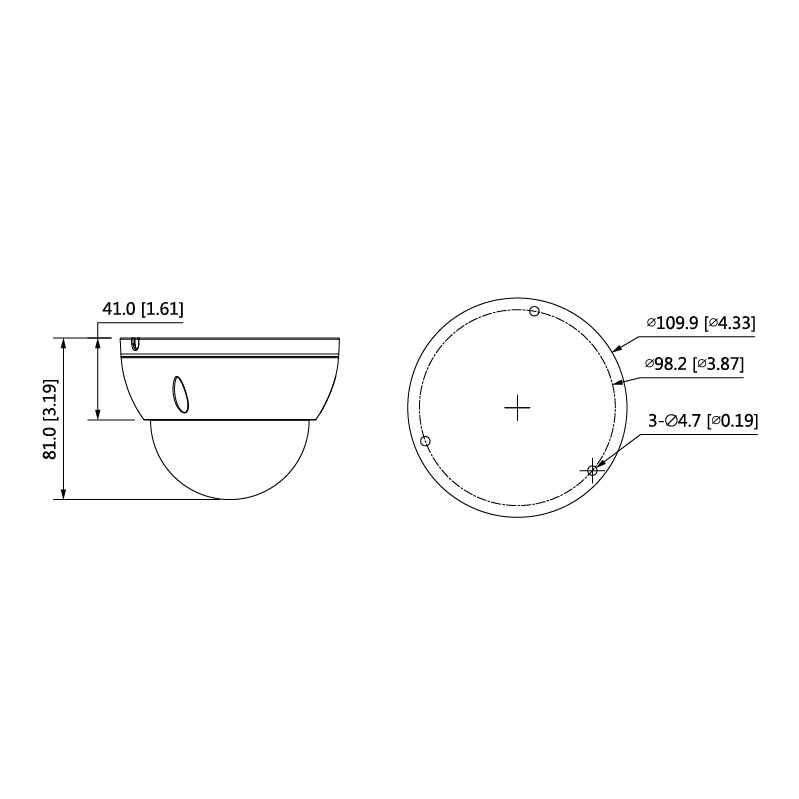 Watchguard Compact Series 8.0MP Fixed Mini Dome VSIPC-8DIRD - Image 3