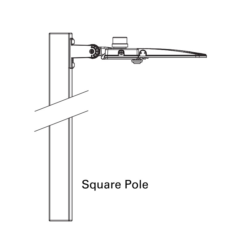 ENSA Pole Adjustable Bracket for LSL-B Street Lights LSL-BKTA - Image 2