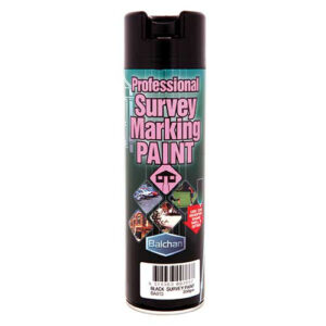 Balchan 350g Survey Marking Paint (Black) MMBA013