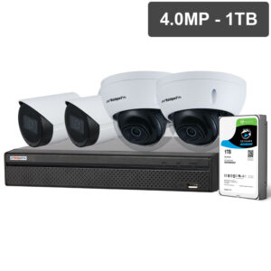 Watchguard Compact Series 4 Camera 4.0MP IP Surveillance Kit (Fixed, 1TB) NVRKIT-C441F