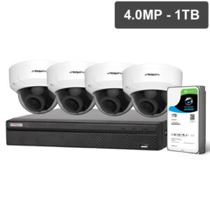 Watchguard Compact Series 4 Camera 4.0MP IP Surveillance Kit (Motorised, 1TB) NVRKIT-C441M