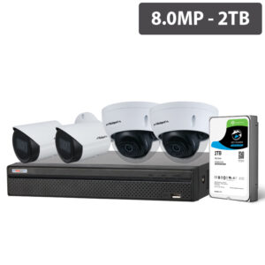 Watchguard Compact Series 4 Camera 8.0MP IP Surveillance Kit (Fixed, 2TB) NVRKIT-C482F