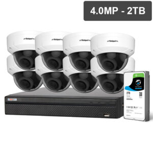 Watchguard Compact Series 8 Camera 4.0MP IP Surveillance Kit (Motorised, 2TB) NVRKIT-C842M