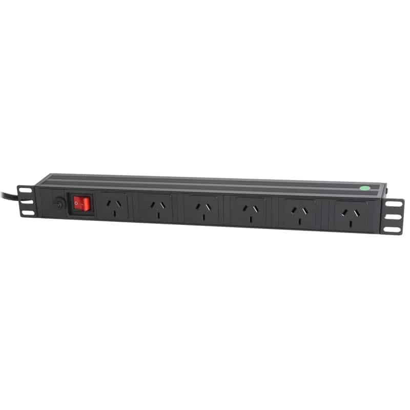 VIP Vision 6-Port Power Board for Data Cabinets RMC-PB6 - Image 3