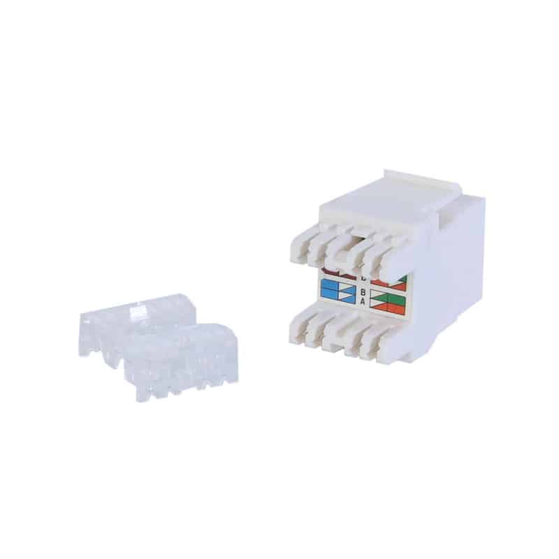 VIP Vision 24-Port CAT6 Patch Panel + Keystones (1U) RMC-PP24-6K