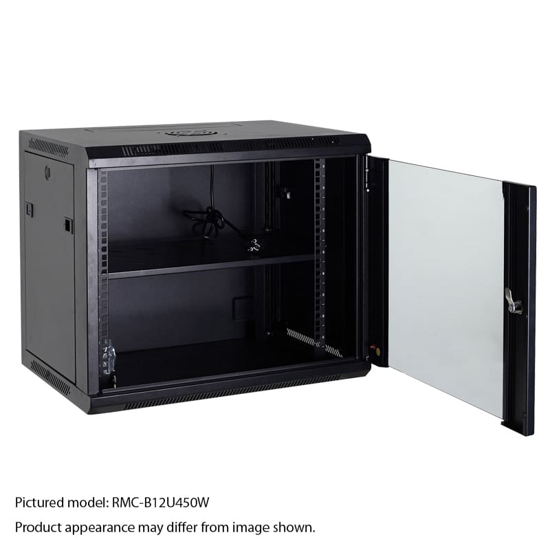 VIP Vision 12RU 600mm Wall-Mount Data Cabinet RMC-B12U600W2