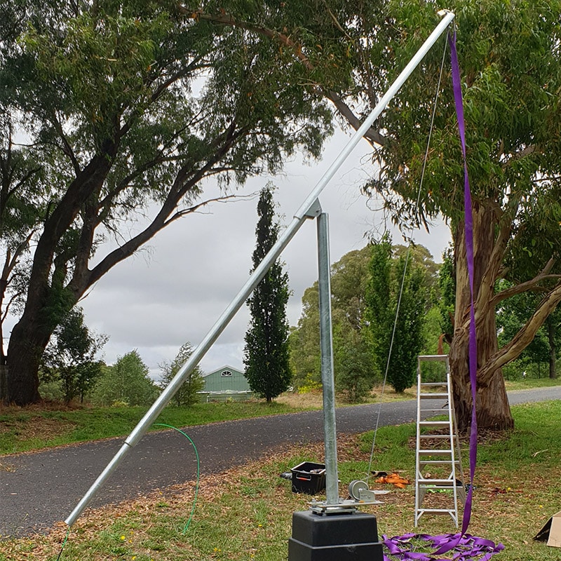 VIP 6.0m Octagonal Hinged Light Pole SLR-POL6-2 - Image 5