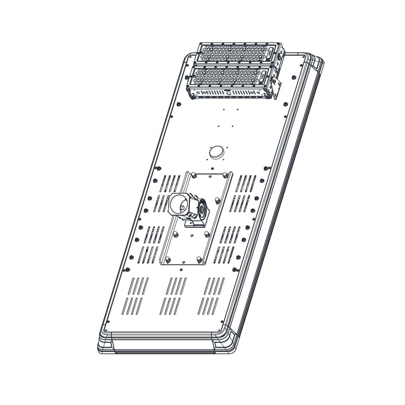 ENSA 50W Microwave Sensor Solar LED Street Light SSL-B50MC - Image 3