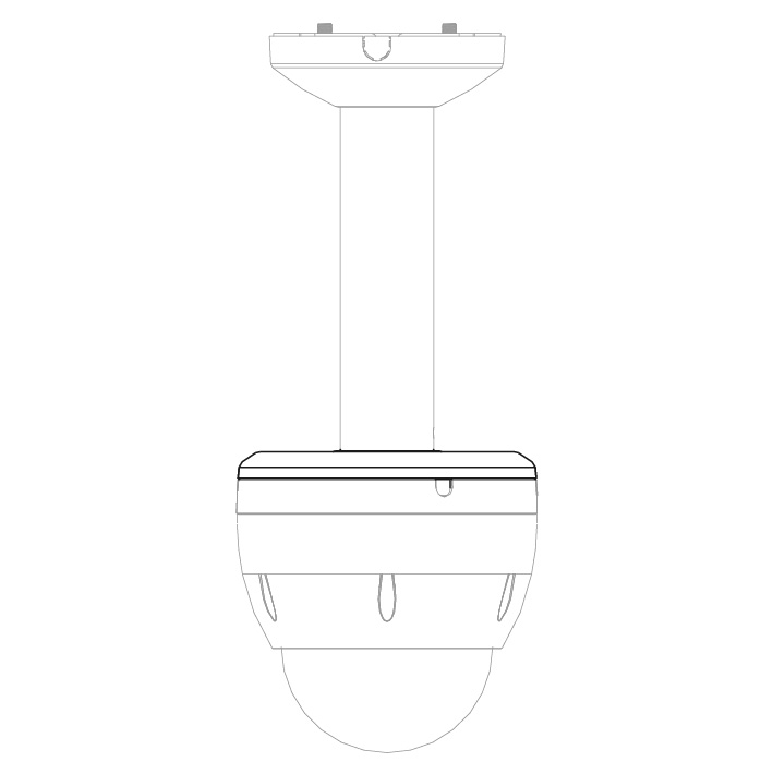 Adapter for Ceiling & Wall Mount Brackets VSBKTA102 - Image 3