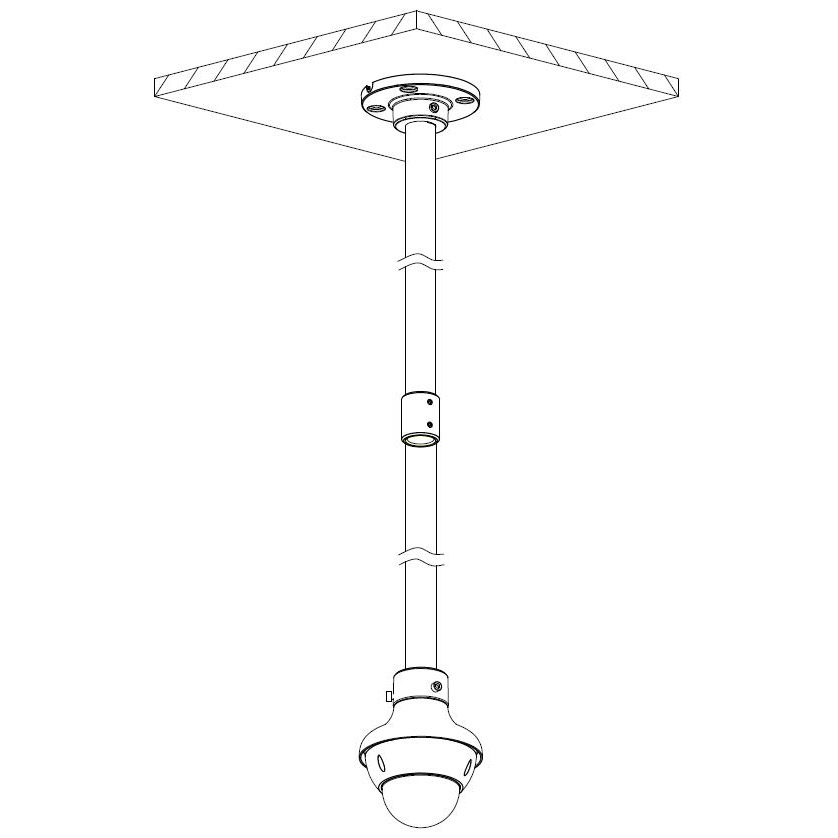 780mm Extender for Ceiling Mount Bracket VSBKTA117 - Image 2