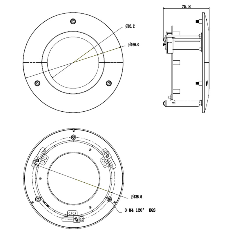 Recessed Ceiling Mount Bracket VSBKTB200C - Image 3