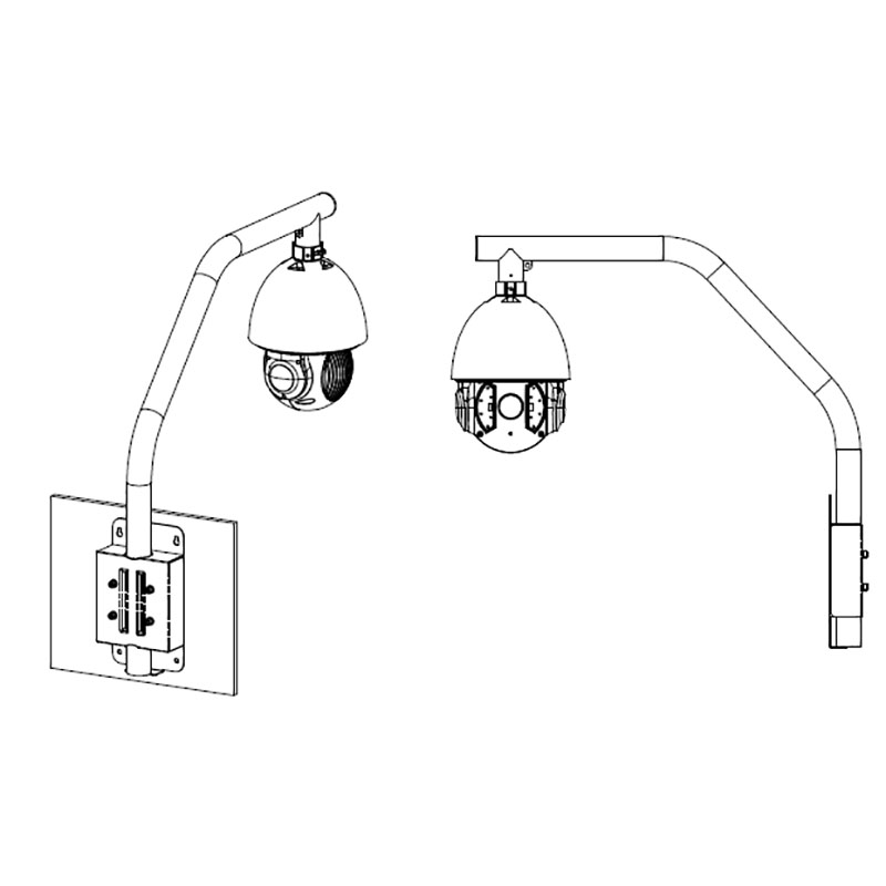 Parapet Mount PTZ Camera Bracket VSBKTB303S - Image 2