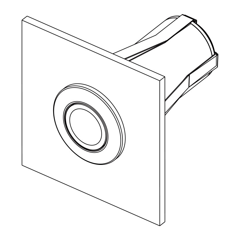 Securview Victory Series Mobile Series 1080p Fixed HDCVI Flush Mount Bumper Camera VSCVI2MPBT2.8 - Image 2