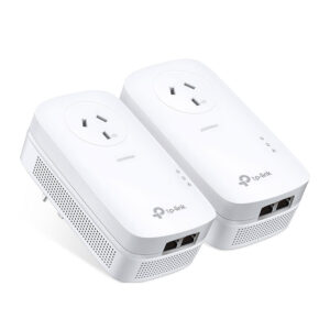 TP Link 2-Port Gigabit Passthrough Powerline Starter Kit TP-TL-PA9020PKIT