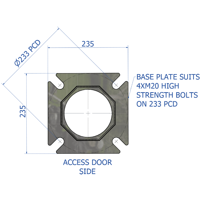6.0 metre Galvanised Pole for Solar Panels SLR-POL6 - Image 2