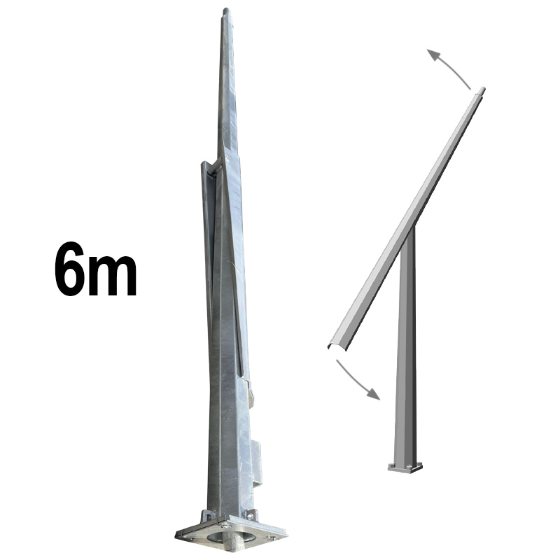 VIP 6.0m Octagonal Hinged Light Pole SLR-POL6-2 - Image 2