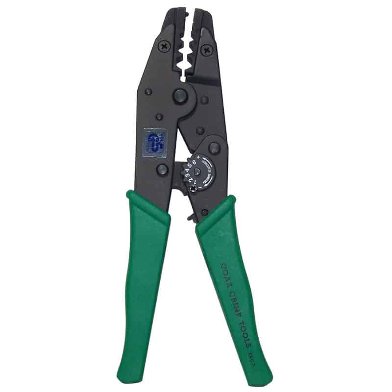 Rhino Coaxial Connector Cable Crimping Tool with 5 Jaws TSA50
