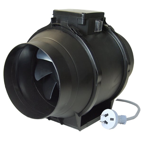 FANTECH In-Line Provent series 150mm with Run-on Timer RIL-150TSW