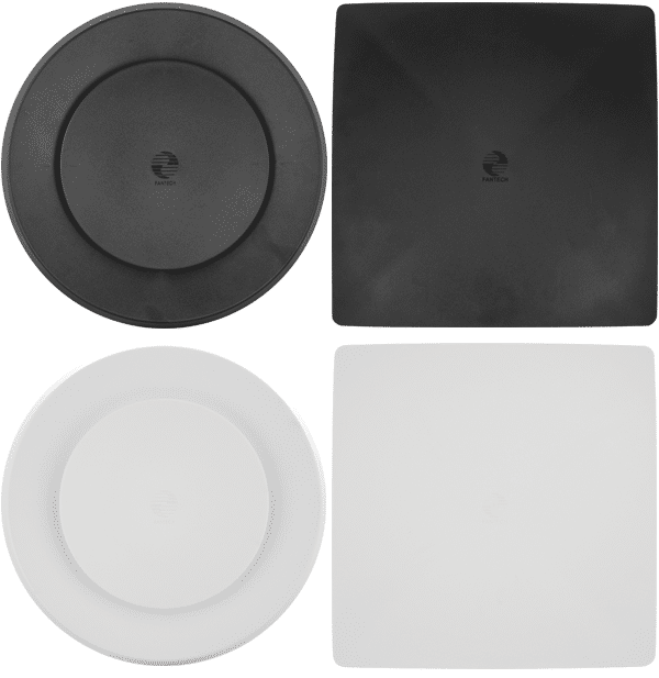 FANTECH Square grille to suit RESPF150 Rapid Response Ceiling RESPG150SQWH